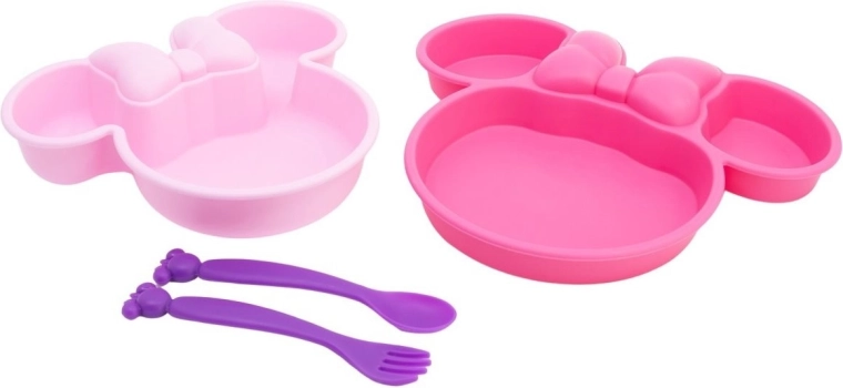 Set de vajilla infantil 4 en 1 Disney Minnie Mouse Stor