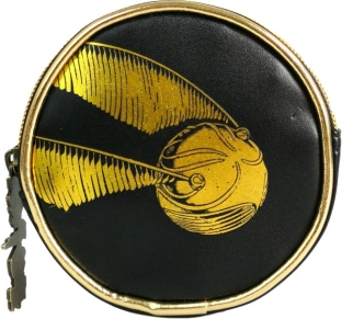 Cartera Harry Potter Snitch Dorada, negra
