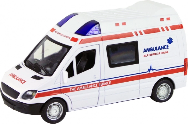 Juguete de ambulancia con sonido y luz