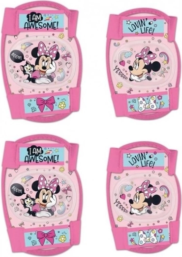 Set infantil de protecciones para rodillas y codos Disney Minnie (4 uds.)