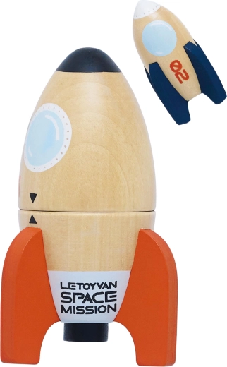 Set de cohetes de madera Space Mission Le Toy Van