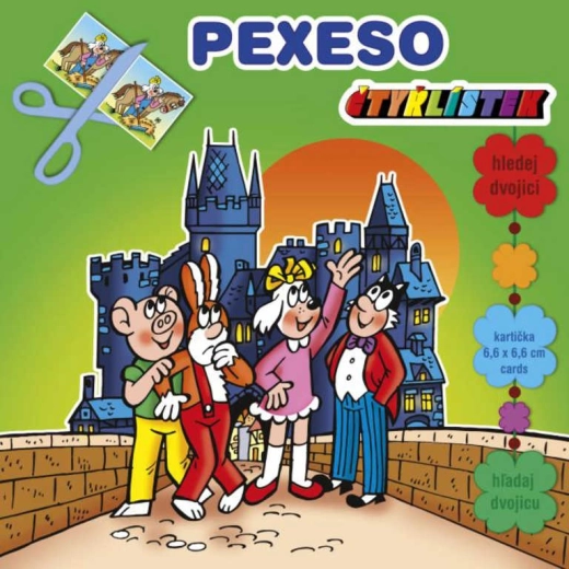 Akim pexeso Čtyřlístek tarjetas maxi