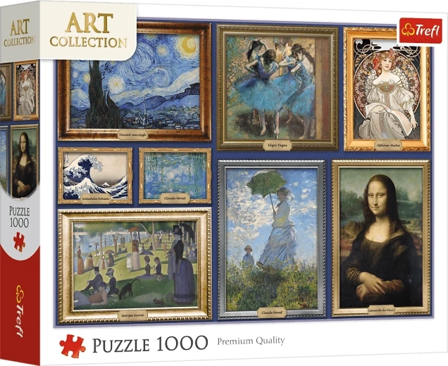 Puzzle Trefl Art Collection: colección de obras maestras artísticas de 1000 piezas
