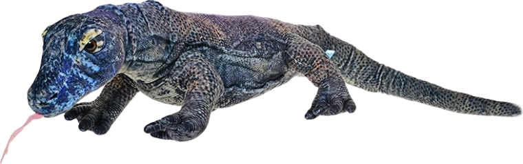 Dragón de Komodo de peluche 90 cm