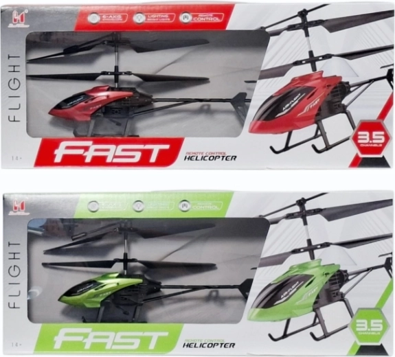 Helicóptero RC con control remoto con cargador