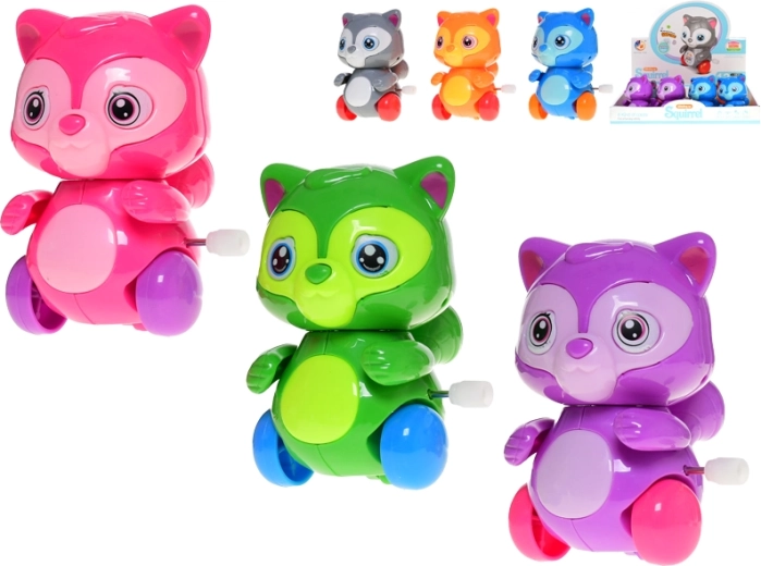 Ardilla de cuerda: juguete interactivo con movimiento para niños