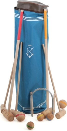 Juego de croquet Vilac para la familia con bolsa de transporte
