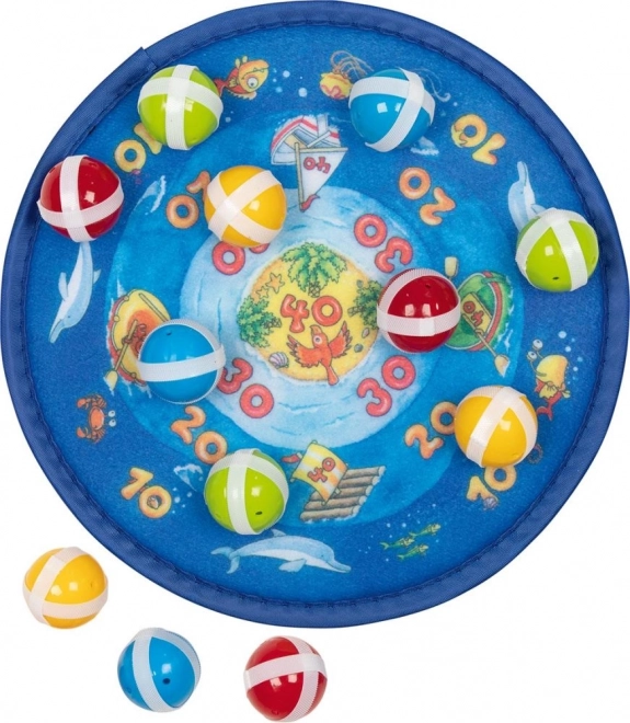 Goki diana de velcro con 12 pelotas – océano