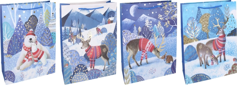 Bolsa de regalo navideña S - 1 unidad