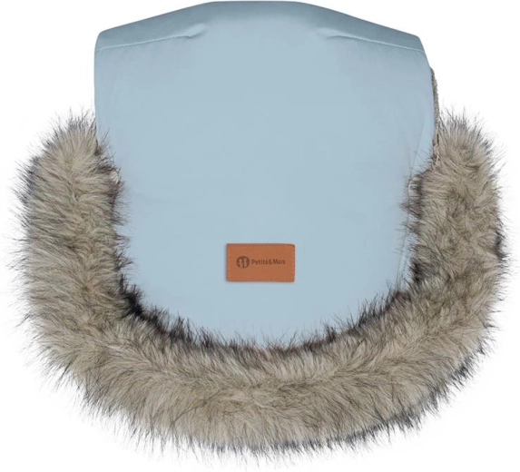 Guantes de invierno para cochecito con pelo PETITE&MARS Furry Sky Whisper