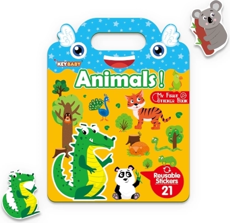 Pegatinas de goma con animales