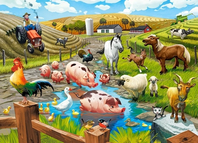 Puzle de 70 piezas Life on the Farm