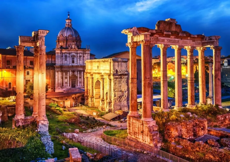 Puzzle Ruinas romanas 1000 piezas BLUEBIRD