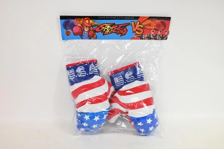 Guantes de boxeo infantiles con motivo de bandera