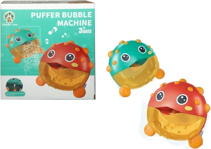 Pececito de baño de burbujas: juguete musical para la bañera con ventosas