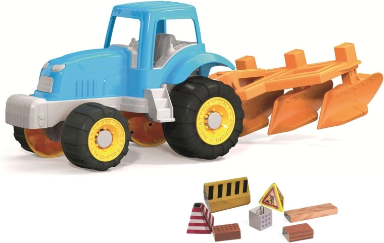 Tractor Androni con arado funcional 43 cm