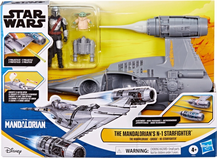 Hasbro Caza estelar N-1 del Mandaloriano con figuras