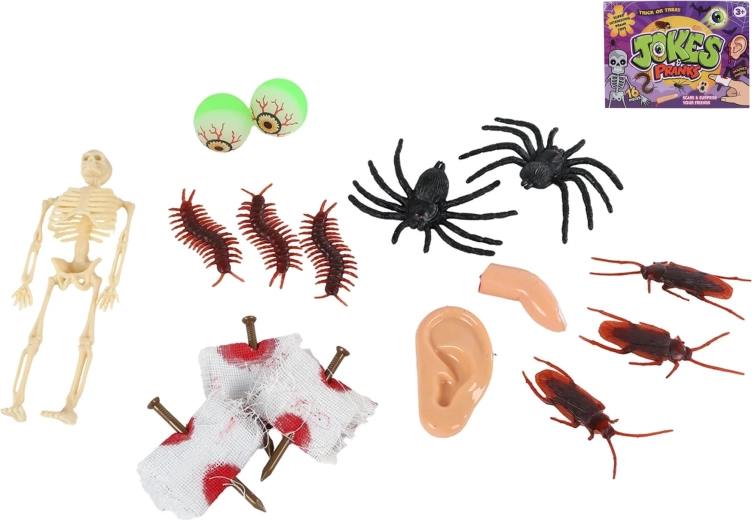 Set de accesorios de broma 16 piezas para fiestas y fiestas infantiles