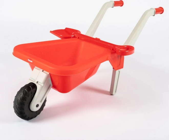 Carretilla infantil de plástico con pala DOLONI – roja