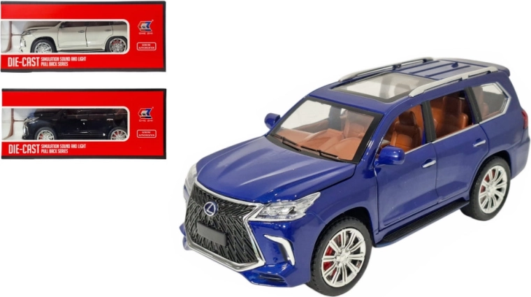 Modelo metálico LEXUS LX 1:24 con luz y sonido