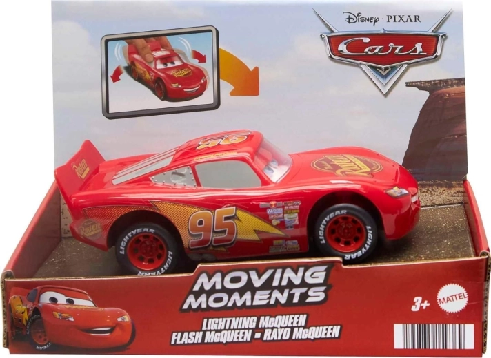 Mattel Cars Rayo McQueen con expresión facial móvil