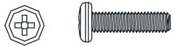 Tornillo Phillips de cabeza redonda M3 × 8 mm para Voltage, Major, Tiger y Hoolk Infect - 1 unidad
