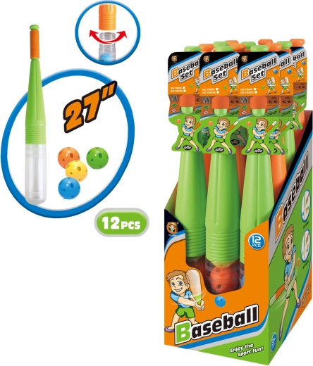 Set de béisbol para niños con pelotas 69 cm