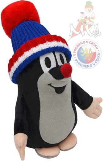 Moravská ústředna Krtek pequeño con gorro azul 25 cm - 1 pieza