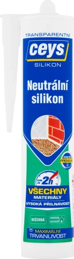 Silicona neutra transparente 280 ml CEYS