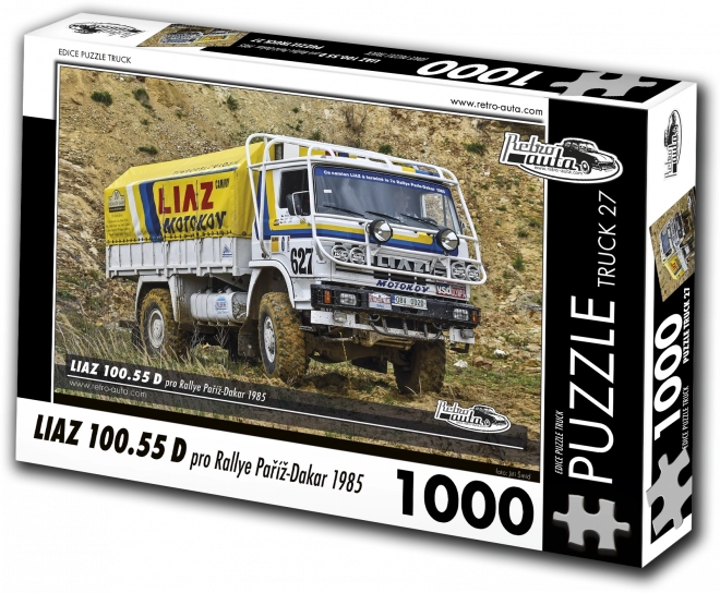 Puzzle RETRO-AUTA LIAZ 100.55 D Rallye París–Dakar 1000 piezas