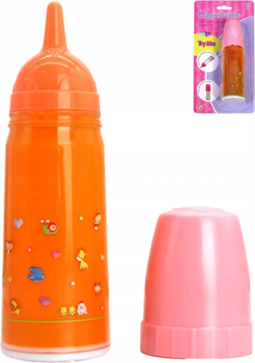Biberón mágico para muñeca con líquido que desaparece 15 cm - 1 pieza