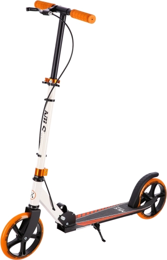 Patinete NILS Extreme HM0107 blanco‑naranja