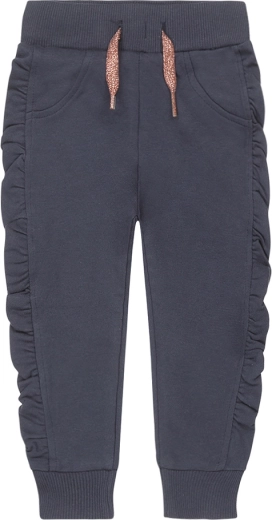 Pantalón fruncido para niña Dirkje azul marino (talla 62)