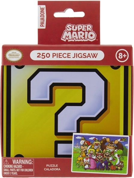 Puzzle Super Mario de 250 piezas en caja metálica