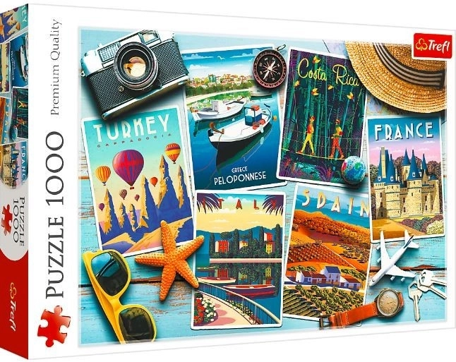 Puzle de 1000 piezas – Postales de vacaciones