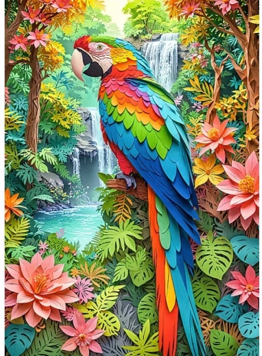 Puzzle Cherry Pazzi Espejo de colores 1000 piezas