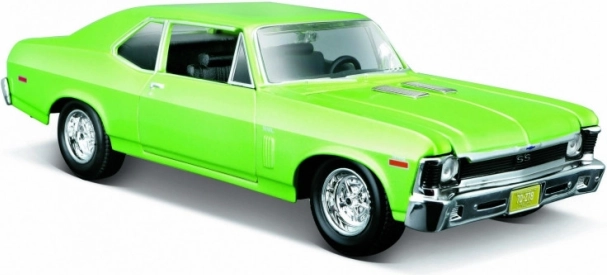 Modelo metálico CHEVROLET NOVA SS 1970 verde 1:24