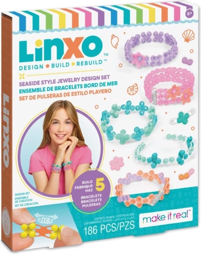 Set creativo de joyas Linxo – pulseras de colores para niños
