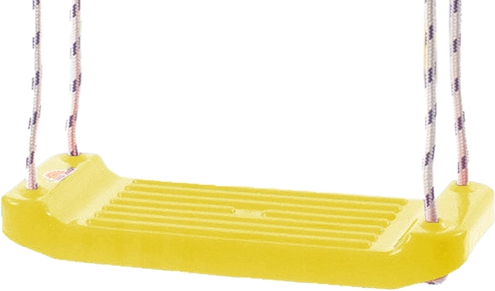 Columpio de plástico – tablón, amarillo