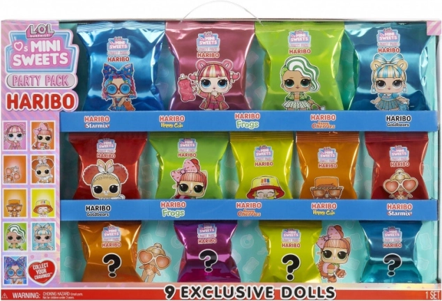 LOL Surprise Loves Mini Sweets x HARIBO party pack – set de muñecas y dulces