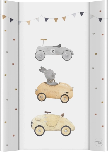 Ceba Baby cambiador de doble cara con tablero rígido 50 × 70 cm ultra light bunny driver