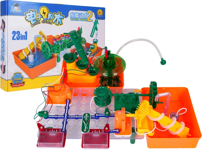 Kit educativo creativo STEAM – modelos hidráulicos de 101 piezas