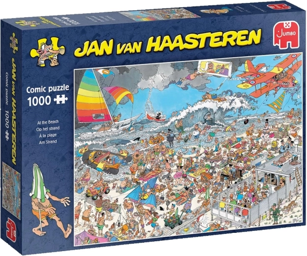 JUMBO Puzzle Jan van Haasteren En la playa, 1500 piezas