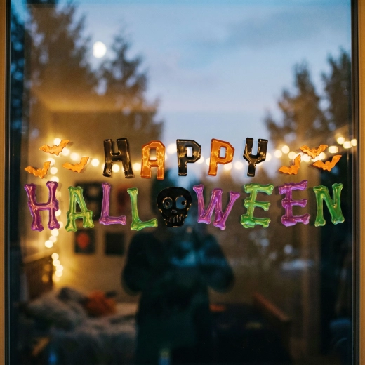 Pegatina de gel para ventana de Halloween - 1 unidad