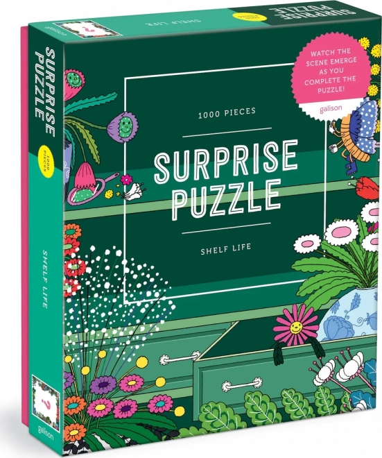 Puzzle sorpresa Vida en la estantería, 1000 piezas GALISON