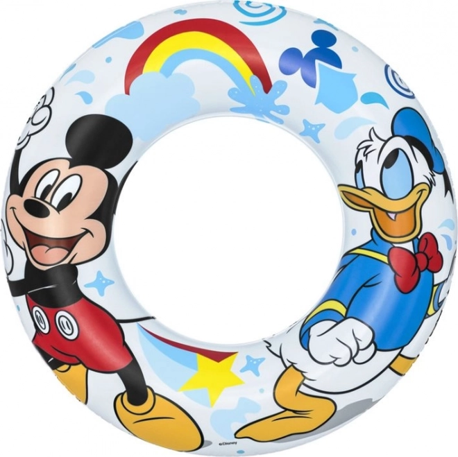Aro inflable Disney con motivos de Mickey Mouse y el Pato Donald 56 cm