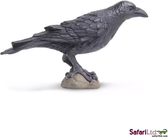 Figura de cuervo de campo Safari Ltd.