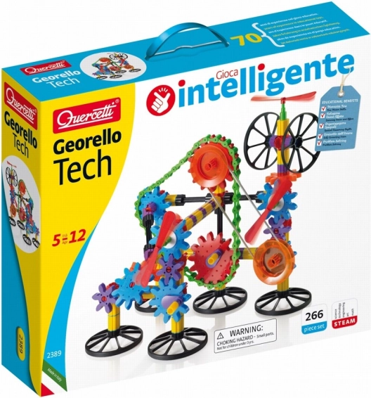 Juego de engranajes Quercetti Georello Tech 266 piezas
