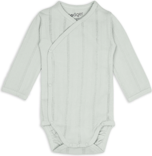 Body de bebé Lodger de manga larga Pointelle Silk talla 56