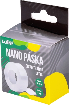 Cinta adhesiva nano transparente de doble cara